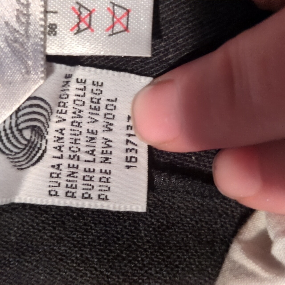 MaxMara Virgin Wool Gray Pleated Trousers Size 6 - Picture 5 of 10